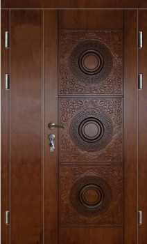 Двухстворчатая входная дверь ДВ-419 с массивом и МДФ, цена 84 525  руб.